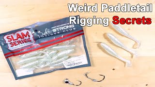 Weird Paddletail Lure Rigging Secrets That Help You Catch More Fish [upl. by Rosenbaum]