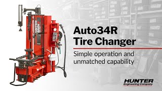 The Hunter Auto34R™ Tire Changer [upl. by Ardnoid]