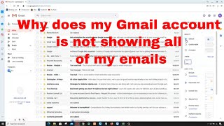 Gmail inbox is not showing all of my emails on PC [upl. by Asuncion]