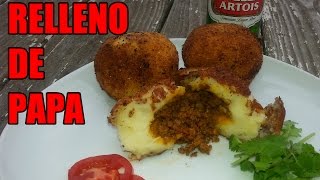 Puerto Rican Relleno de Papa Recipe  Episode 19 [upl. by Gunning530]