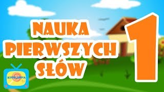 Nauka wymowy pierwszych słów dla dzieci część 1  Pierwsze słowa dziecka [upl. by Elimay]