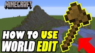 Minecraft How To Use World Edit Commands Building Basics Tutorial [upl. by Nagud]