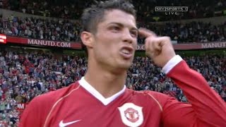 Cristiano Ronaldo Vs Middlesbrough Home 21042007 [upl. by Ahseel]