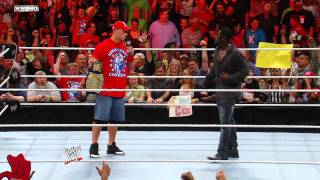 John Cena comes to the rescue of a WWE fan after RTruth picks on them [upl. by Valencia270]