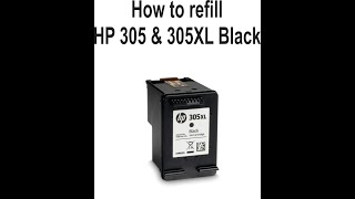 Refill cartidge HP 305 305XL DeskJet 2320  2710  2720  2732 Black [upl. by Mathilde]