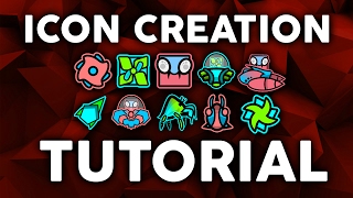 Geometry Dash MAKE YOUR OWN ICONS Tutorial [upl. by Ellehcsar859]