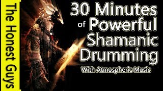 POWERFUL SHAMANIC DRUMMING With Atmospheric Music 32 MINS [upl. by Yard]