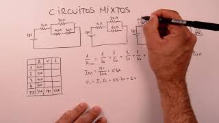 CIRCUITOS MIXTOS Método de resolución Fácil [upl. by Eiramanig]