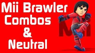 Mii Brawler Combos amp Neutral Guide Super Smash Bros Ultimate [upl. by Blen]