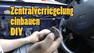 How To Zentralverriegelung mit Funk einbauen  Civic [upl. by Intirb]