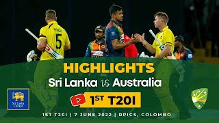 1st T20I Highlights  Sri Lanka vs Australia 2022 [upl. by Eel740]