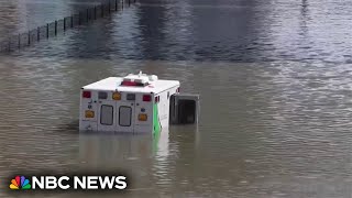 Unprecedented flooding soaks Dubai [upl. by Pournaras]