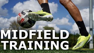 5 Training Drills For MIDFIELDERS  Five Simple Midfielder Exercises [upl. by Nottnerb]