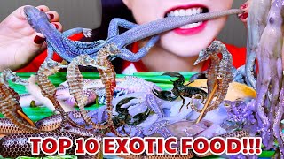 ASMR TOP 10 OF EXOTIC FOODS ON LINH ASMR CHANNEL  LINH ASMR [upl. by Acul524]