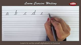 Cursive Writing  Writing Small Alphabets in Cursive  Alphabets in Cursive Letters [upl. by Lurlene67]