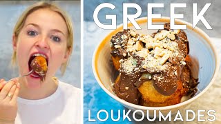 EASY Loukoumades Greek Doughnuts [upl. by Ahsias]