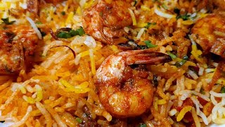 Prawns Biryani Recipe l Jhinga Biryani Restaurant Style [upl. by Lida703]