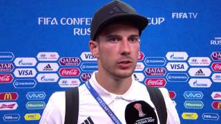 Leon Goretzka PostMatch Interview  Match 4 Australia v Germany  FIFA Confederations Cup 2017 [upl. by Analihp27]