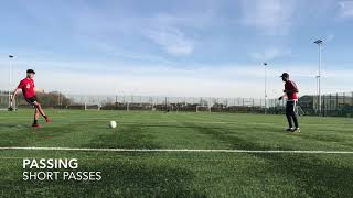 Safi Terywall GCSE PE Football assessment video [upl. by Annairdua]