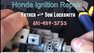 Honda Ignition Lock Repair  Step By Step Tutorial [upl. by Ambur]