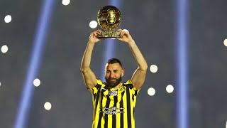 Karim Benzemas FULL EPIC AlIttihad unveiling ceremony [upl. by Nahsad]