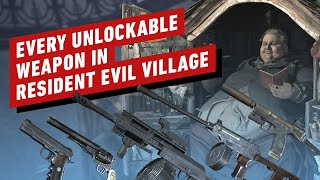 Every Unlockable Weapon In Resident Evil Village [upl. by Wons]