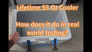 Lifetime 55 Quart Cooler Test  How does it hold up under real world testing [upl. by Joyce233]