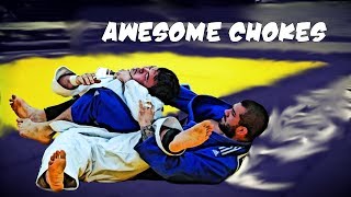 Judo NeWaza compilation Choking techniques [upl. by Schnapp135]