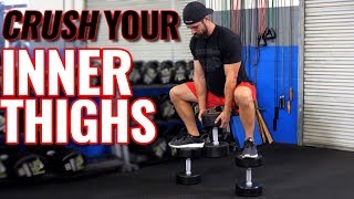 TOP 6 Inner Thigh Exercises for MEN Thicker Legs in 30 Days [upl. by Aneloaup115]