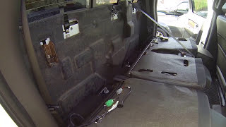 How To Remove The Rear Seat  Ford Crew Cab [upl. by Dearden]