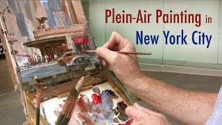 Plein Air Painting in New York City [upl. by Suirtimed]