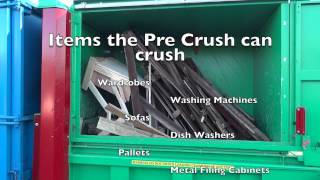 Gradeall G140 Pre Crush Compactor on bulky waste [upl. by Paulie]