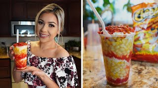 Hot Cheetos Esquites  Corn in a Cup  Mexican Street Corn [upl. by Reeve605]