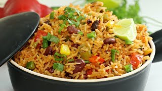 Mexican Rice Recipe  Easy One Pot Meal  How To Make Mexican Rice  Kanaks Kitchen [upl. by Tucker]