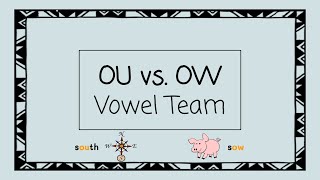 OU vs OW  4 Minute Phonics [upl. by Severen]