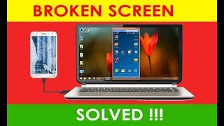 How To Use Broken Phone using Vysor on PCLaptop Broken Screen Solved [upl. by Erlin]