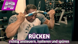 Rücken beim Training richtig ansteuern und spüren [upl. by Rialc]