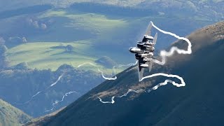 F15 Strike Eagle LowLevel MachLoop [upl. by Aztiray]