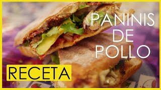 Receta Paninis de Pollo en PARRILLA PANINI RCA  Ana Angel [upl. by Akiemahs]