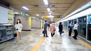 4K  서울 지하철 7호선 강남구청역  Seoul Subway Line 7 Gangnamgu Office Station  7號線新 江南区厅驛  7号線 江南区庁驛 [upl. by Ert]