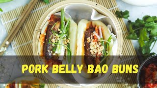 Taiwanese Easy Pork Belly Bao Buns  Recipe HowTo Video [upl. by Akirat]