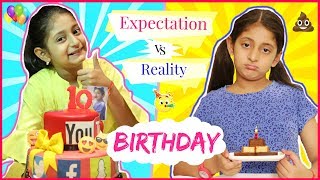 BIRTHDAY  Expectation vs Reality   Fun Sketch Anaysa MyMissAnand [upl. by Aikat589]