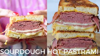 Sourdough Hot Pastrami Sandwich Recipe [upl. by Yenrab]