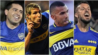 50 GOLAZOS INOLVIDABLES EN BOCA JUNIORS [upl. by Holton]