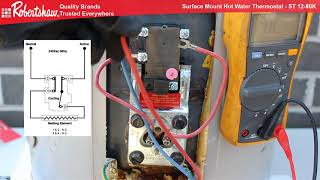 Robertshaw Surface Mount Thermostat ST1280K [upl. by Jarus763]