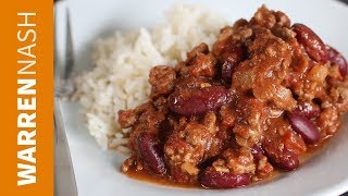 Chilli Con Carne Recipe  Easy Mexican favourite  Recipes by Warren Nash [upl. by Boggers]