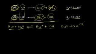 Relationship between Ka and Kb  Chemistry  Khan Academy [upl. by Pence527]