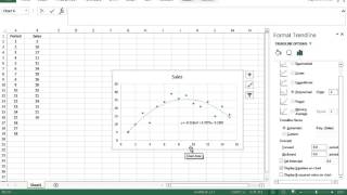 Using Excel to Do Trend Forecasting [upl. by Kcirad]