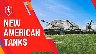 WoT Blitz New American Heavy Tanks Meet the Yohs [upl. by Nnyladnarb]