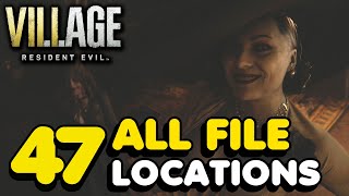 RE8 Village  All File Locations In Resident Evil 8 Bookworm Trophy Guide [upl. by Anglo212]